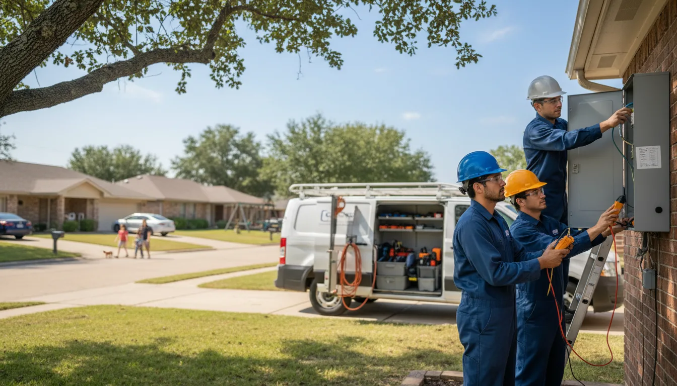 Certified electrician providing emergency electrical services in Mantachie, MS